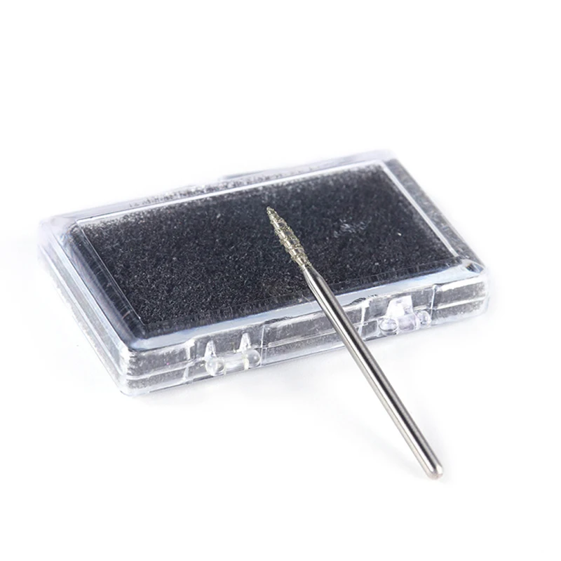 1PCS Pedicure Clean Bit Nail Files Electric Nail Drill Bits For Manicure Machine Diamond Spiral Milling Cutter Accessories Tool