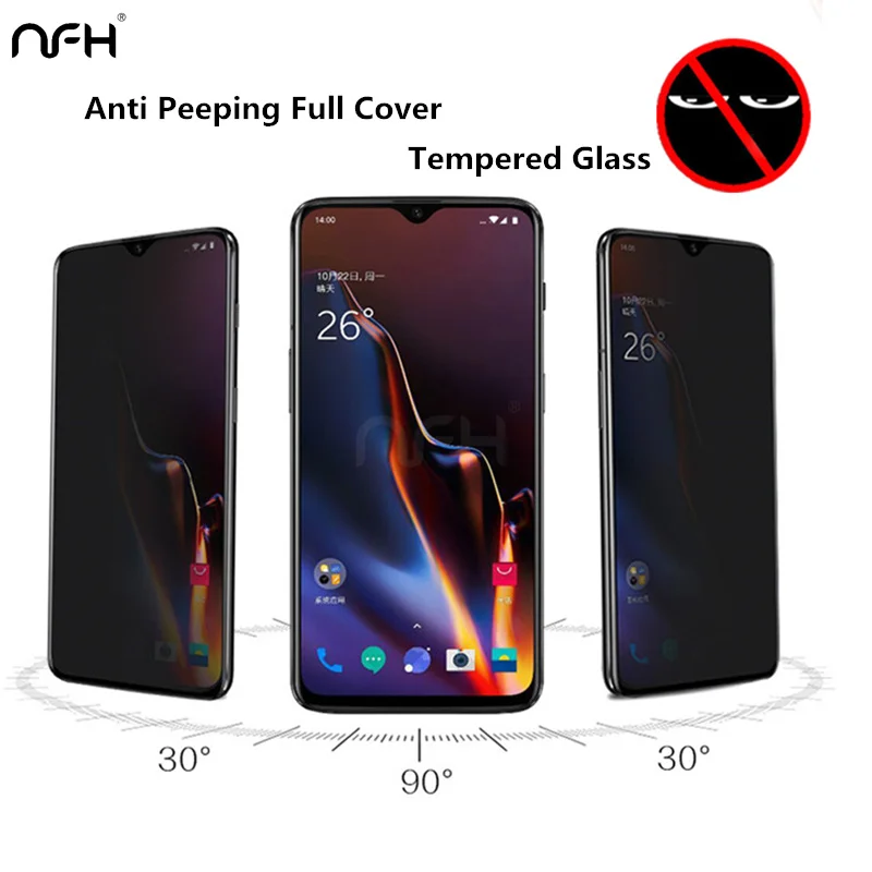 

3D Privacy Safety Protector Glass For Xiaomi Mix 2S MI 9 Full Cover Tempered Glass Case On Xiaomi 8 Lite 9 SE Anti-Peeping Glass