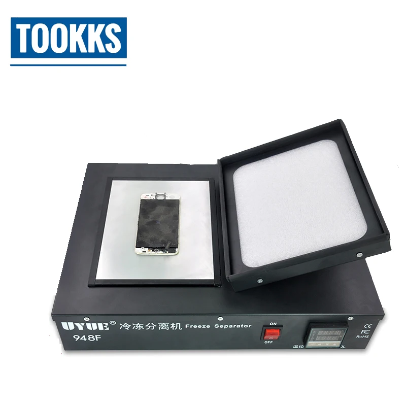  LCD Frozen Separator LCD Touch Screen Separating Machine For Mobile Phone Repair with 10L Liquid Ni