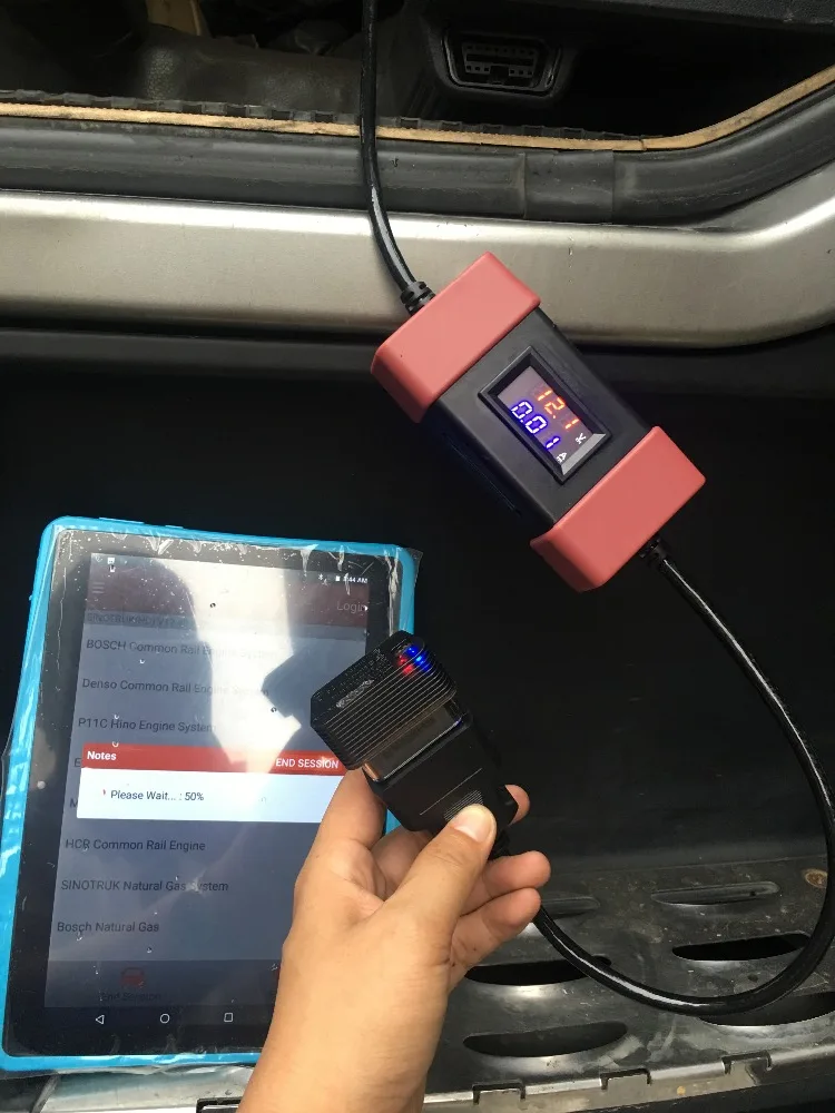 Кабель адаптер для дизельного двигателя тяжелых грузовиков 12 В до 24 X431 Easydiag2.0/3 0