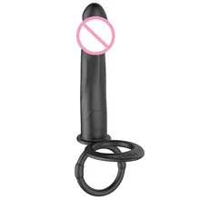 Adult Toys Strap with Vibrator for Couples Double Penetration Strapon Dildo Vibrator Anal Plug Strap on Intimate Sex Products