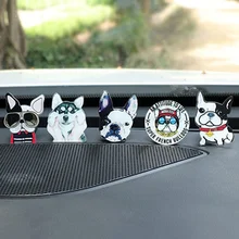 1 шт. автомобиль-Стайлинг милые собаки Форма Забавный освежитель воздуха автомобиля вентиляционное отверстие духи твердые Автомобильные украшения