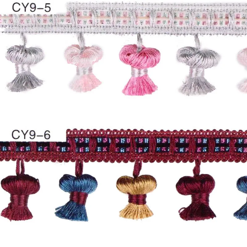 

christmas decorations for home Tassel pearl lobbing fringe applique Mushroom Rim curtain lantern trim DIY decoration Lace Rim