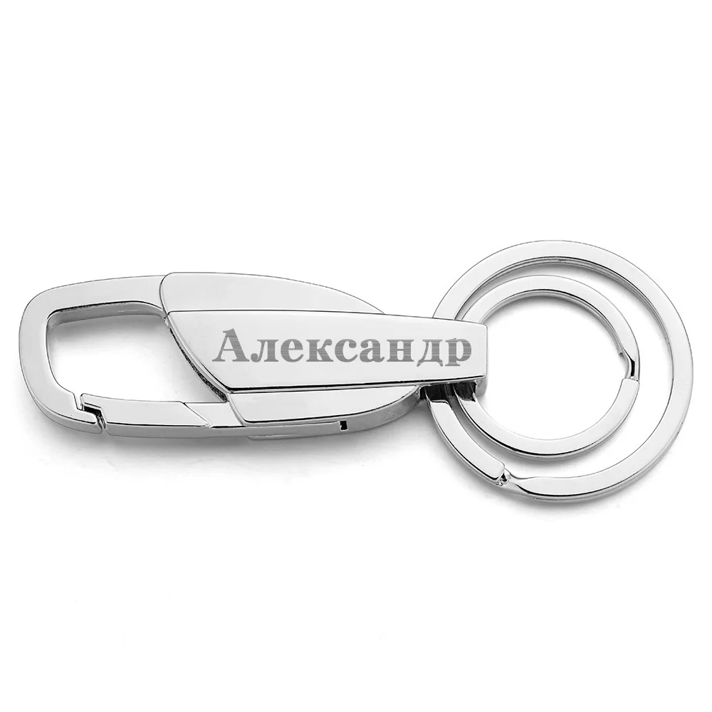 

Dormon Custom Lettering Keychains Steel Keyrings Metal Engrave Name Customized Logo Key Chain for Car Women Men Gift K372