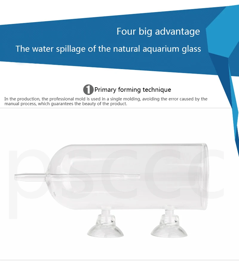 Аквариумный распылитель, внешний CO2 диффузорный реактор, аквариум для воды, установка для воды, присоска, подвесное оборудование для СО2, аксессуары