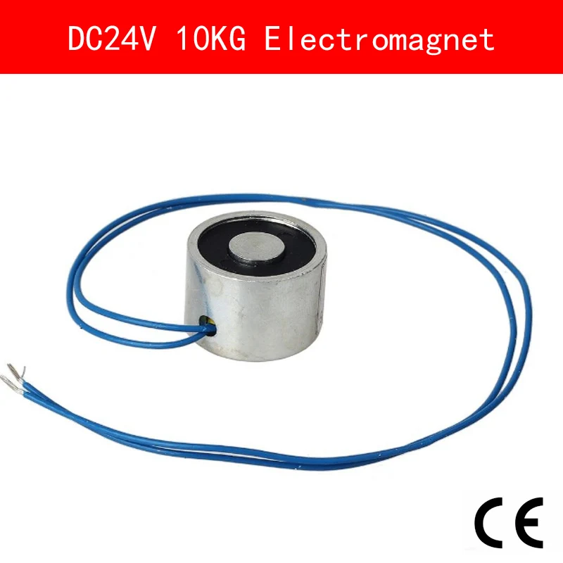 

CE Certification IP54 DC 24V 100N 10kg Electric Lifting Electro Magnet Electromagnet Solenoid Holding P30/22