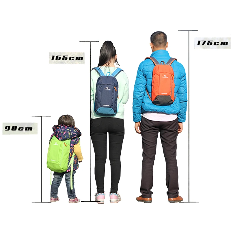ANMEILU 10L Ultralight Men Women's Travel Backpack Hiking Camping Backpack For Girl Boy Children Waterproof Climbing Sport Bag