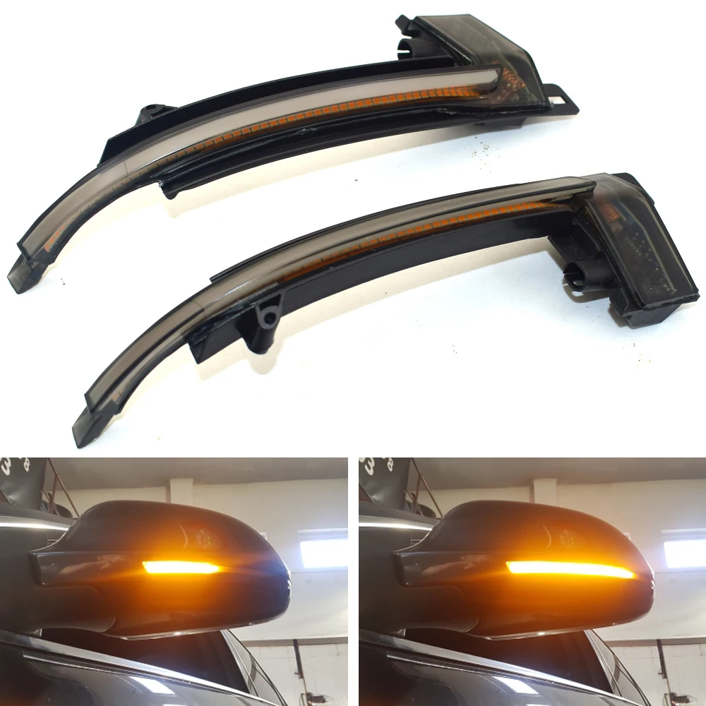 

Anzulwang Dynamic Blinker Mirror Light for Audi A3 8P A4 A5 B8 Q3 A6 C6 4F S6 LED Turn Signal Side Indicator SQ3 A8 D3 8K