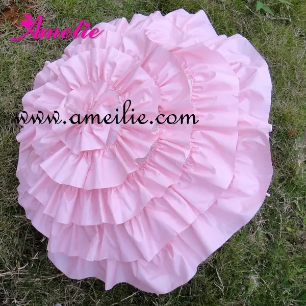 

Pink Frilly Parasols Cancan Wedding Bridal Parasol Umbrella