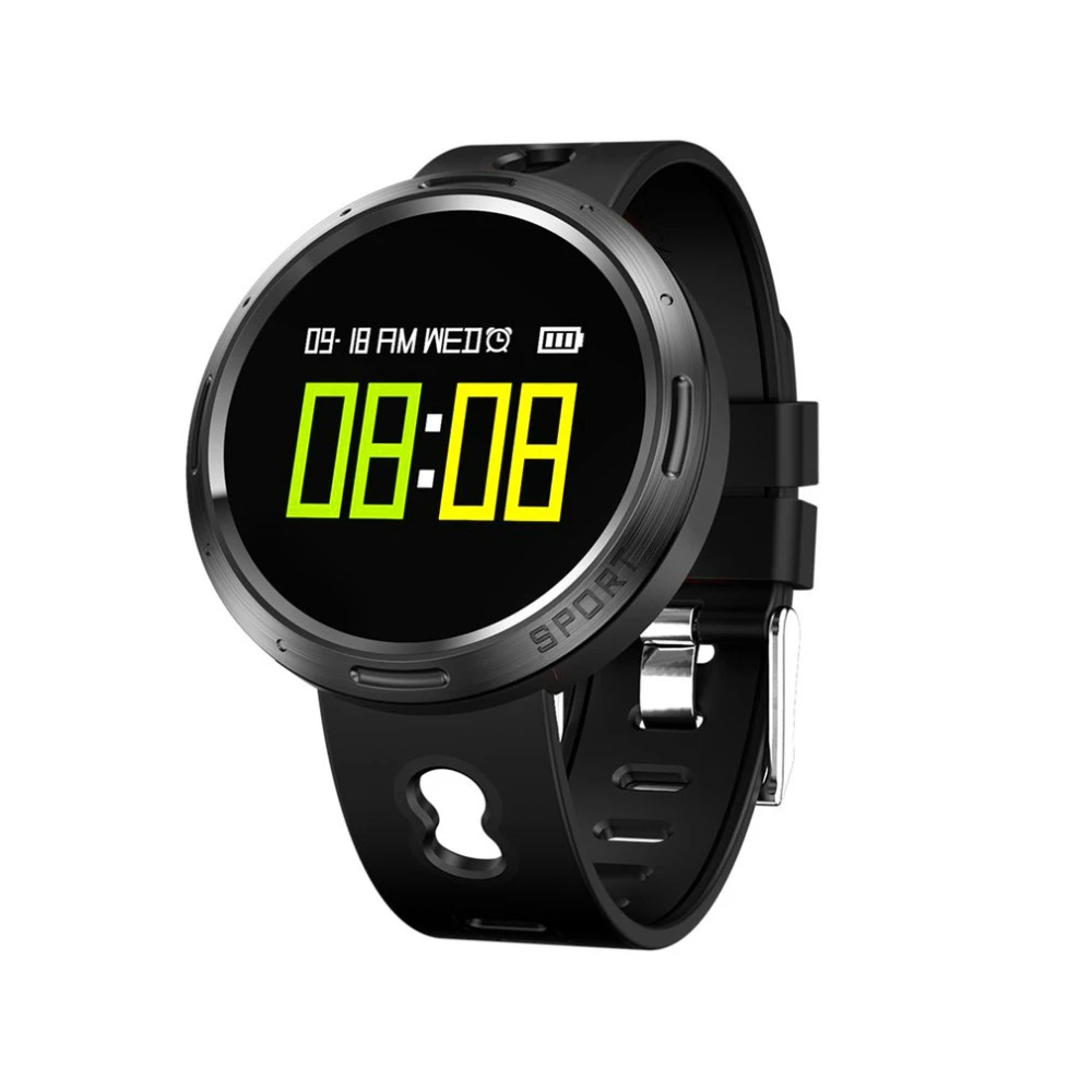 OLED наручные Смарт часы IP68 Водонепроницаемый Тепло Rate Monitor Bluetooth 4,0 напоминание Smartwatch для iOS телефона Android