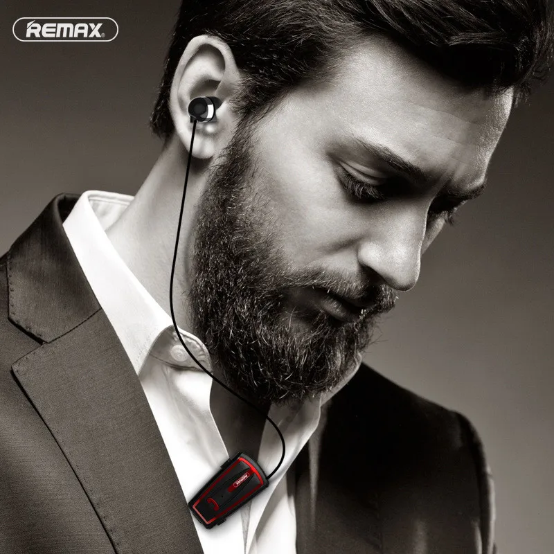 

New Promotion Remax Wireless Earphone Bluetooth 4.1 Portable Headset Handsfree With Microphone For Mobile Phone Tablet