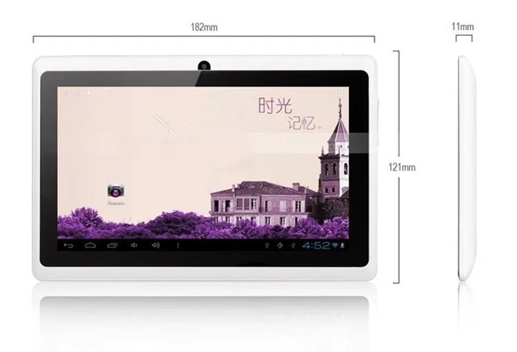 Планшет 7 дюймов планшет Allwinner A33 8 Гб rom Android 4,4 четырехъядерный детский планшет