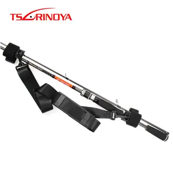 

TSURINOYA 110*4cm EVA Fishing Accessories Fishing Rod Belt Wrap Bundle Strap Combo Fishing Tackle Tools Storage Bag Rod Belts