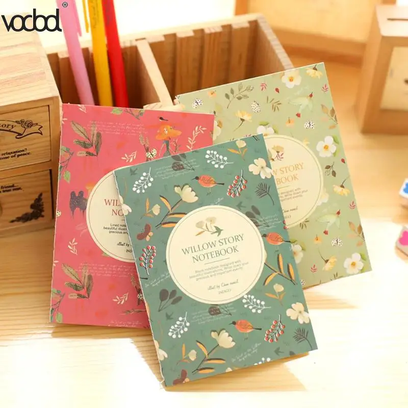 

Flower Bird Pocket Notebook Journals Paper Diary Weekly Planner Writing Pad Note Book Office Stationary School Supplies