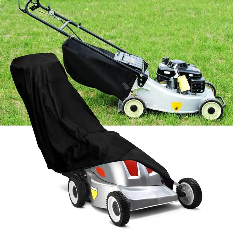 

Waterproof Polyester Fiber Lawn Mower Cover Outdoor UV Protector Storage Garden