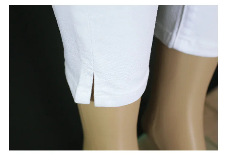 Office Lady High Waist White Jeans Women Top Quality Cotton Slim Elasticity Skinny Denim Leisure Simple Push Up Pantalon Femme cargo pants