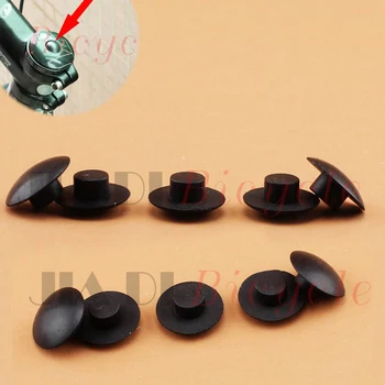 

MUQZI 10Pcs Headset Cover Screw Cap Mountain Bike Road Folding Track Bike Bowl Set Cover M6 Screw Cap Cycling Bowl Set Parts