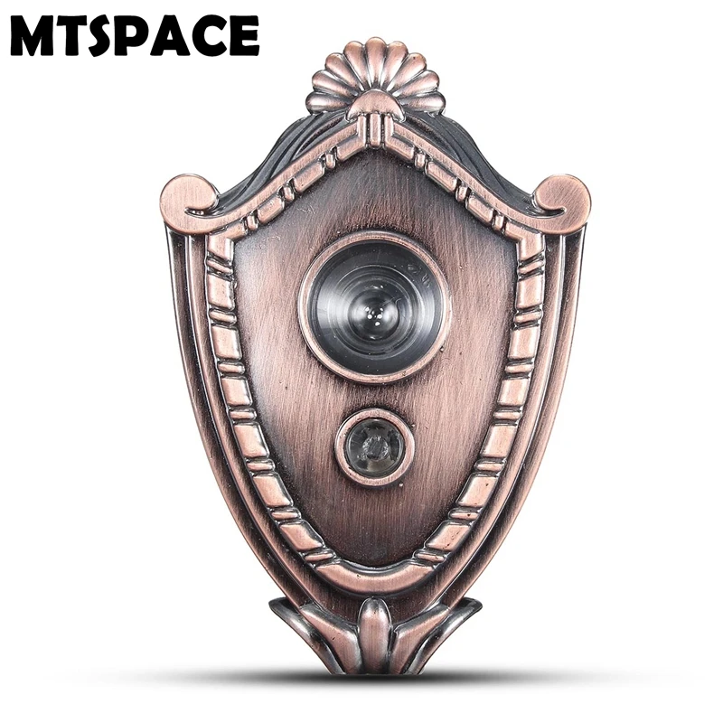 MTSPACE Регулируемый дверной зритель для домашней безопасности, широкий угол, дверной зритель, дверное отверстие, регулируемый диапазон длины, дверной звонок, АБС
