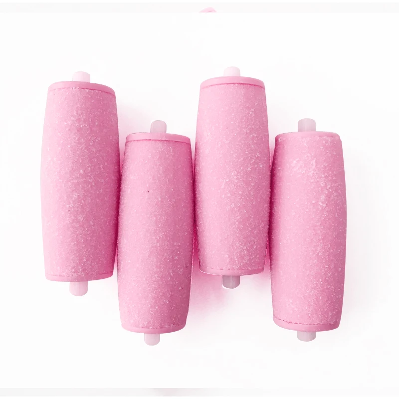 

Pink 4Pcs For Sholl Silky Electric Repairing Foot Machine Peeling For Pedicure Device To Replace Sand Grinding Head