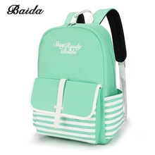 Fashion School Backpacks for Teenage Girls Canvas Women Laptop Back Pack Female Cute Japan and Korean Style Backpack Travel Bags
