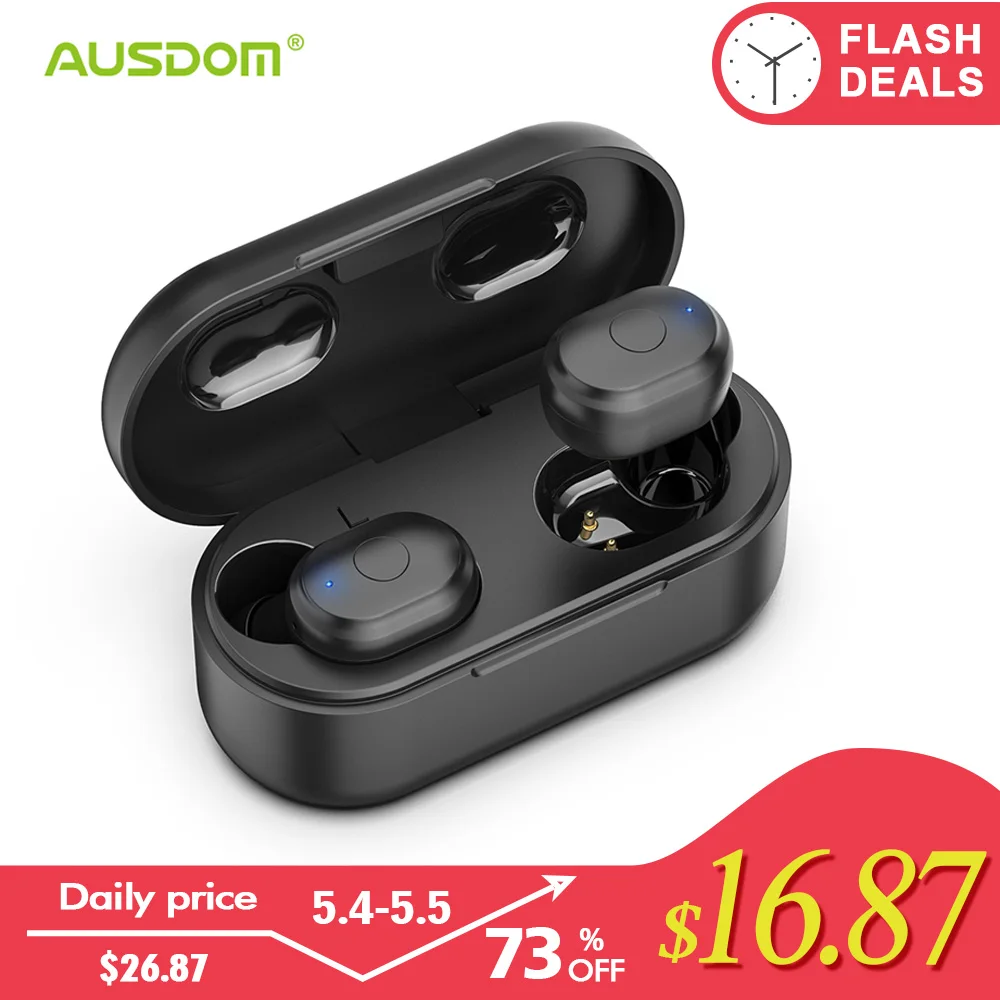 Achat Ausdom Tw01 Tws Bluetooth écouteur 18 H Temps De Jeu Casque