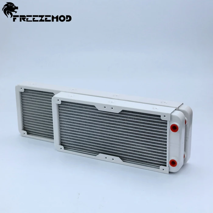 FREEZEMOD 240 мм алюминиевый компьютерный жидкостный радиатор воды для 2*12 см вентилятора. SR-LPZJ240
