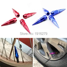 4pcs Aluminum Alloy Car Wheel Tire Valve Air Caps Stem Covers Car Bicycle Ventile Tyre Dust Cap Rims Car Wheel Styling Round