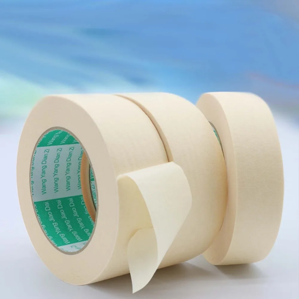 5 Rolls 25mm x 20m PREMIUM MASKING TAPE DIY PAINTING PAINTER MASKING