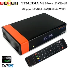 GTMedia V8 Nova DVB S2 Satellite Receiver 1 Year Free Clines for Spain Portugal Germany Europe
