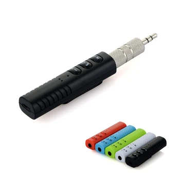 

Portable Universal Handfree Wireless Bluetooth Car Speaker 3.5mm Jack Streaming Stereo Auto Cars Audio Adapter For Phone MP3 MP4