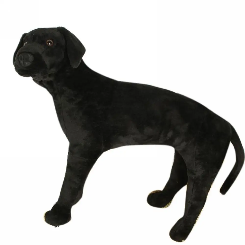stuffed black lab dogs