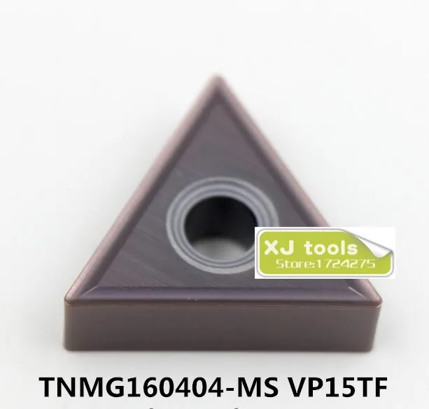 10 шт. tnmg160404-ms VP15TF/tnmg160408-ms VP15TF карбдная вставка для mtjnr/mtenn, превращая лезвия для Сталь и Нержавеющая сталь