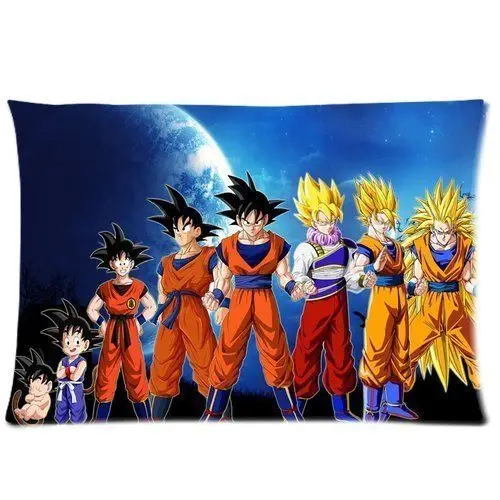 

Custom Dragon Ball Z Transformer Pillowcase Zippered Pillow Case Cushion Throw Cover Cases Best Gift