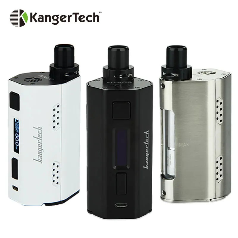 100% оригинал kangertech cupti 2 E-комплект cigs MAX 80 Вт выход и TC режимы 5 мл больше Ёмкость kanger cupti 2 с OLED Экран