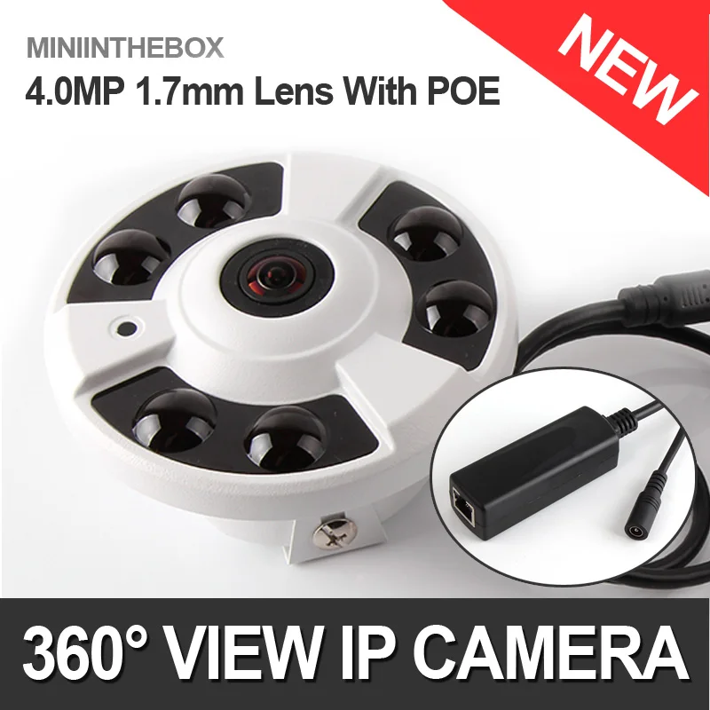 XMEYE Dome IP Camera POE 4MP/3MP Indoor 2592*1520/2048*1536 Fisheye Lens Night vision Security 180/360 Degree Panoramic View