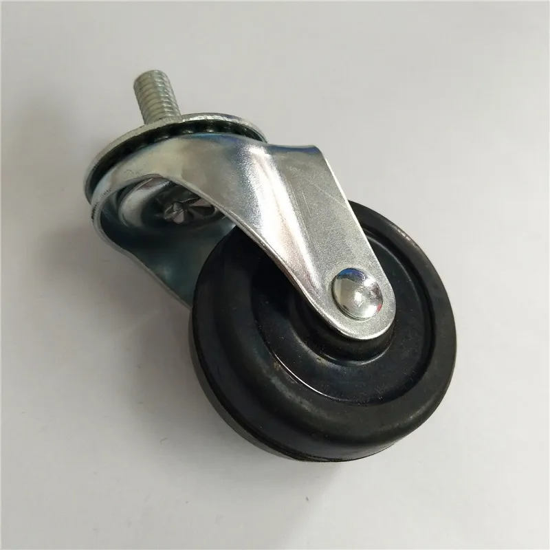4Pcs For Auto Parts Transmission Bracket Wheel Engine Crane Rim Caster Full Iron Universal Wheel jack universal wheel