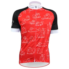 Красный/черный MEOW Alien Спортивная одежда для женщин Велоспорт Джерси одежда для велоспорта рубашка Размер 2XS до 5XL