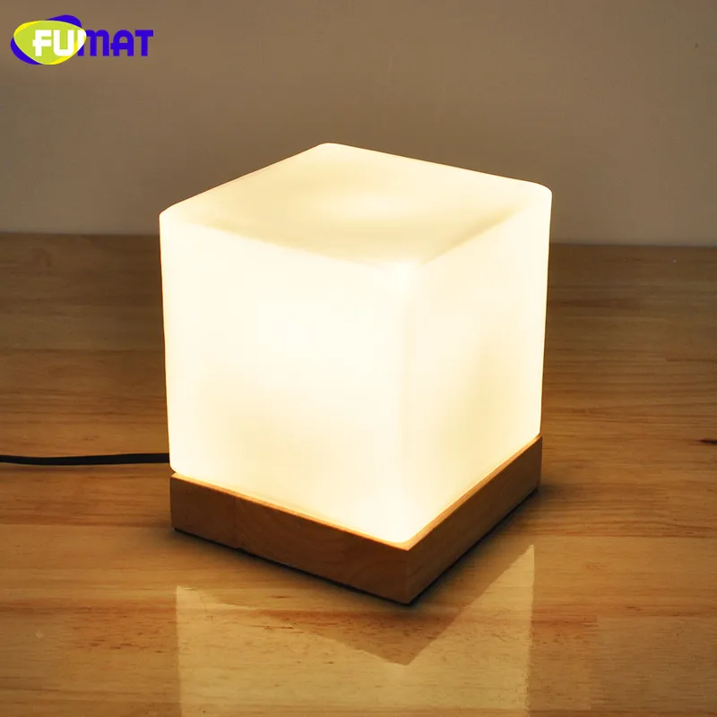 Fumat Small Table Lamp With Solid Base Glass Table Lamps Dimmer