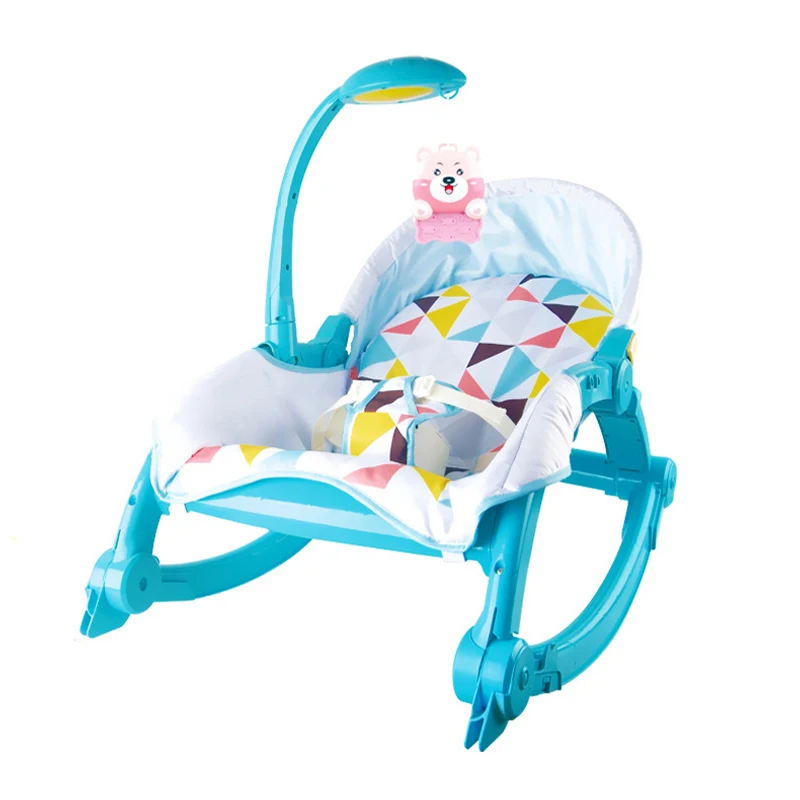 

Baby Music Light Infant Balance Rocker Care Chair Newborns Portable Baby Chair Folding Bed Baby Rocking Chair Baby Cradles Bed