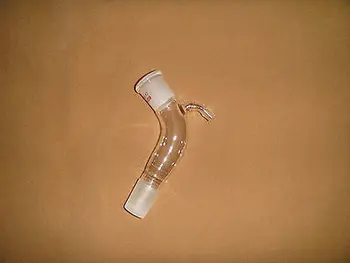 

Bend Adapter Tube with Side Arm,24/29,105 Degree,lab Glassware