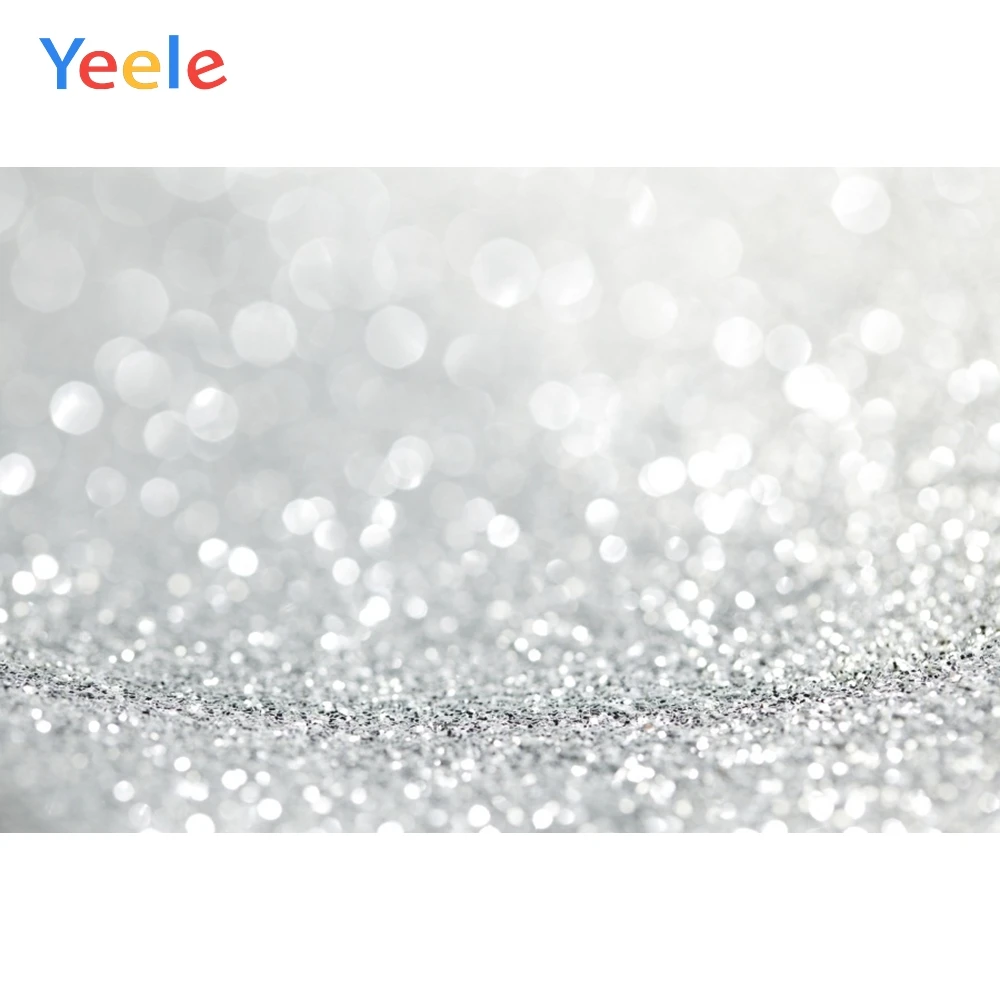 Yeele Silver Light Bokeh Dreamy Party Portrait Doll Photography Backgrounds Photographic Customized Backdrops for Photo Studio |