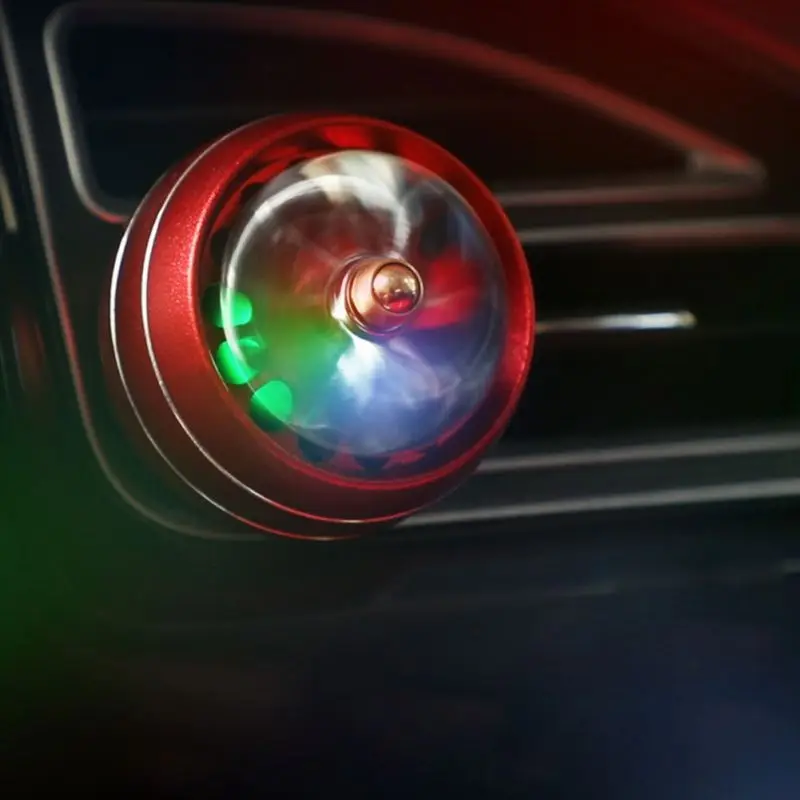 Автомобиль ароматерапия освежитель воздуха светодиодный свет духи клип автомобиль Интерьер ароматы, ароматерапия