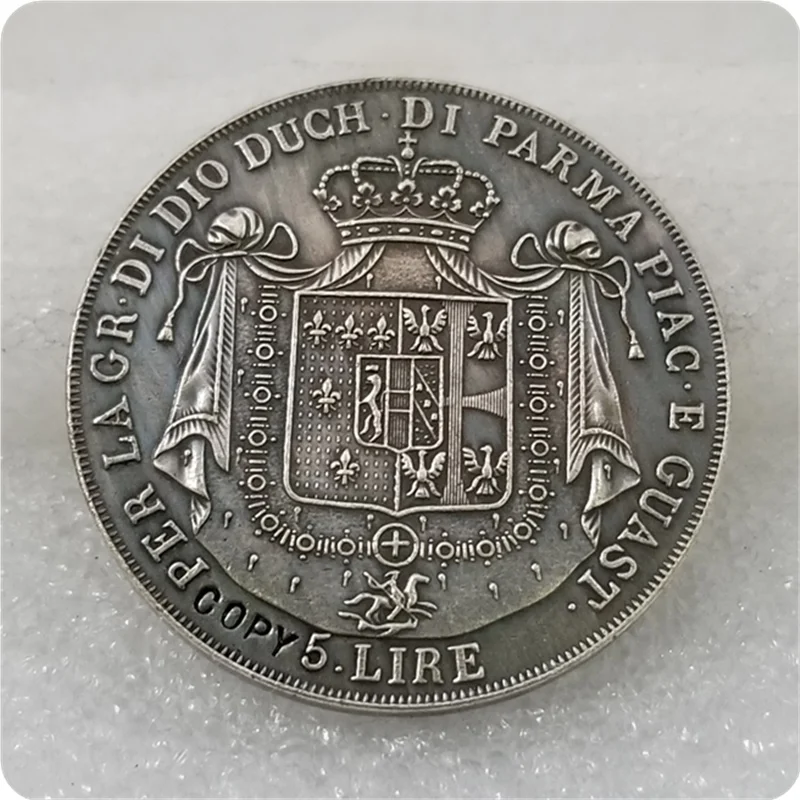 1815 Италия Ducato di Parma 5 Lire копия монет