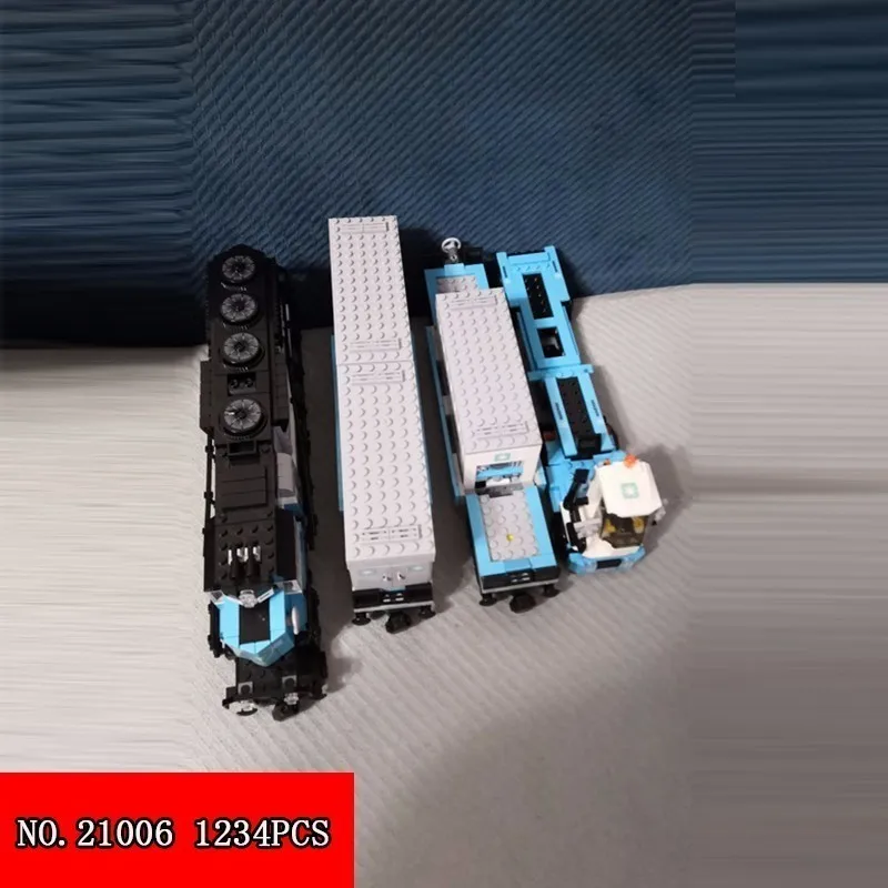 

Originality Science And Technology Series Mechanics 21006 Ma Shiji Train Assembling Oxyphylla Building Block Toys 1234pcs