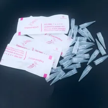Fresshipping 100 шт/партия пластиковые 1R перманентные наконечники игл для татуажа татуировки огромное солнце машина 1R Наконечник иглы