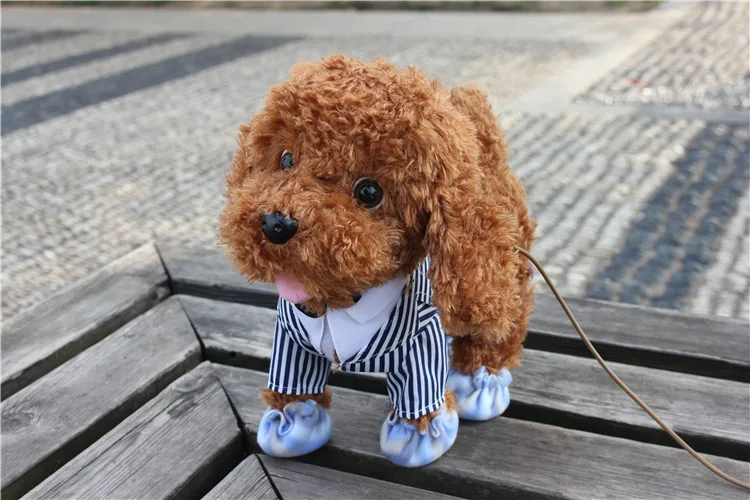 Presentes de Aniversário do Feriado Animais de Estimação Brinquedos do Cão Crianças Figura Ação Eletrônico Robô Casca Carrinho Caminhada Peluche Cães Brinquedos Plsuh Cão 7 do cão casca carrinho caminhada peluche cães brinquedos plsuh cão