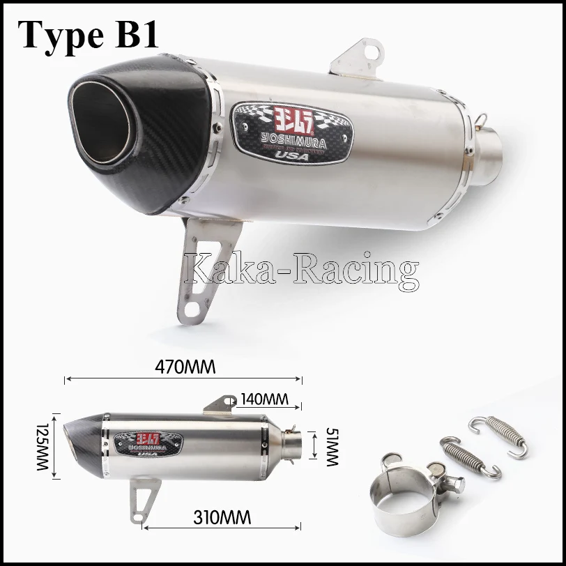 US $15.40 Xmax 300 XMAX 250 Full system Escape Slip On Carbon Fiber Yoshimura Exhaust Pipe For Yamaha X MAX 250 300 400 2017 2018 2019