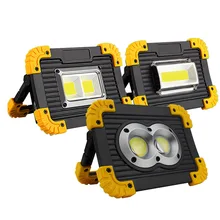 Светодиодный портативный Точечный светильник COB рабочий светильник перезаряжаемый уличный светильник для охоты, кемпинга, фонарь, светильник-Вспышка 1 шт