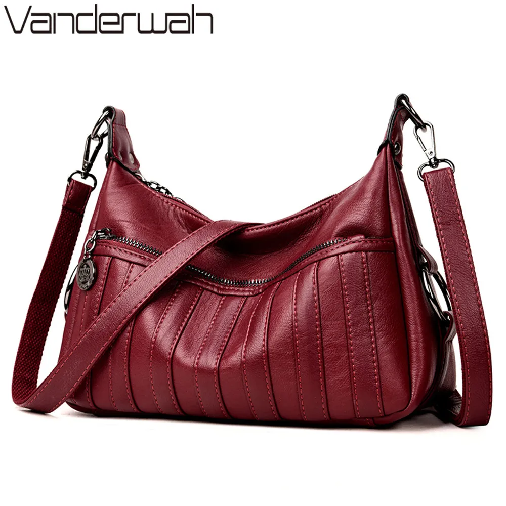 Vanderwah نساء حقائب جلدية حقائب النساء رسول مصمم حقيبة المرأة المراهنات حقيبة crossbody الصيف نمط الأعلى مقبض حقيبة