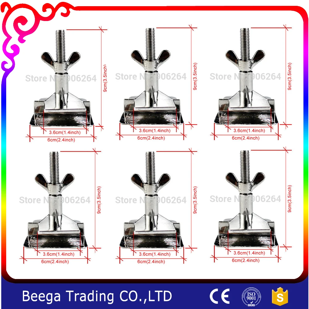 

Hinge Clamps for Screen Printing 6 Pcs Per Lot ,Good Quality and Free Shipping